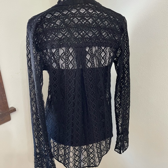 Last chance- lowest price 🖤NWOT Gold Hawk Lace Blouse and Cami - Picture 2 of 7
